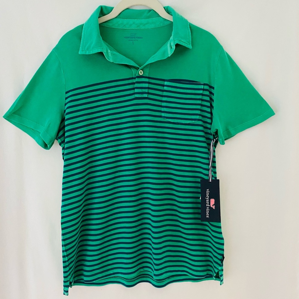 Vineyard Vines boys polo shirt size Large